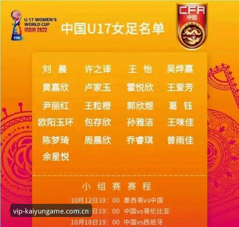 U17世界杯抽签深度分析：中国足球少年军团的挑战与机遇，开云体育官网全程解读